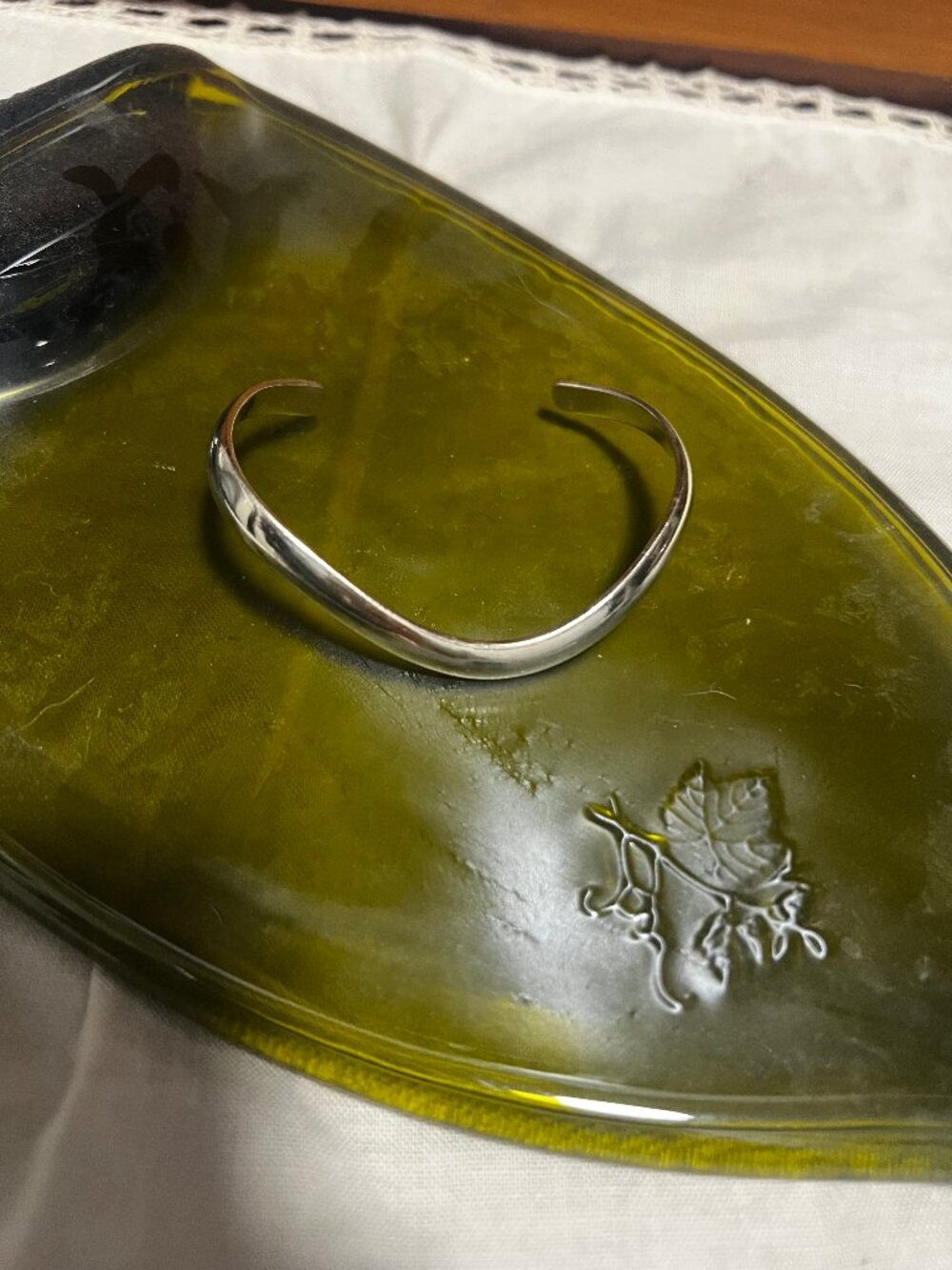 Vintage bangle with stamp